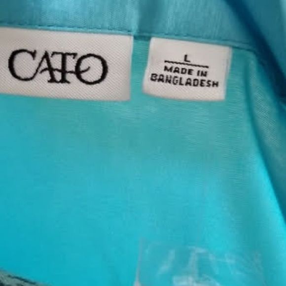 Women’s Blue Cato Blouse Large - Picture 6 of 7